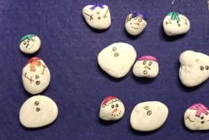 snowman stones