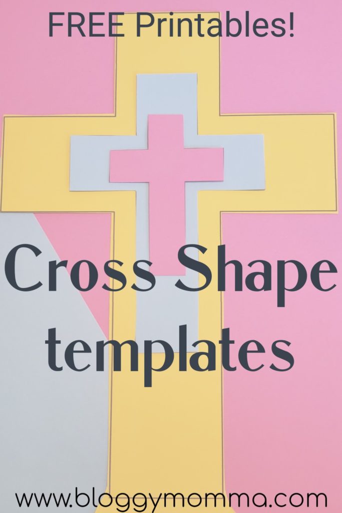 cross templates for kids